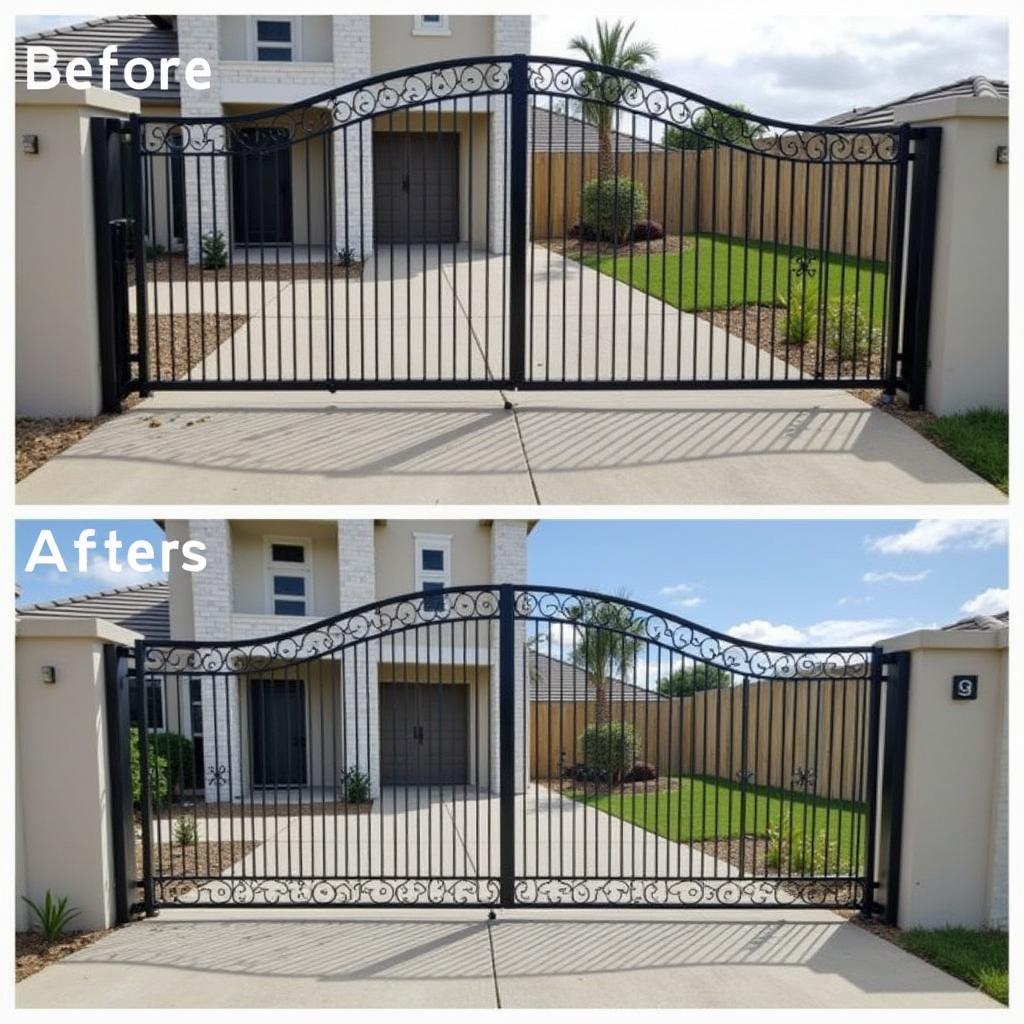 Cửa sắt sau sửa chữa tại Quận 9 chắc chắn bền đẹp