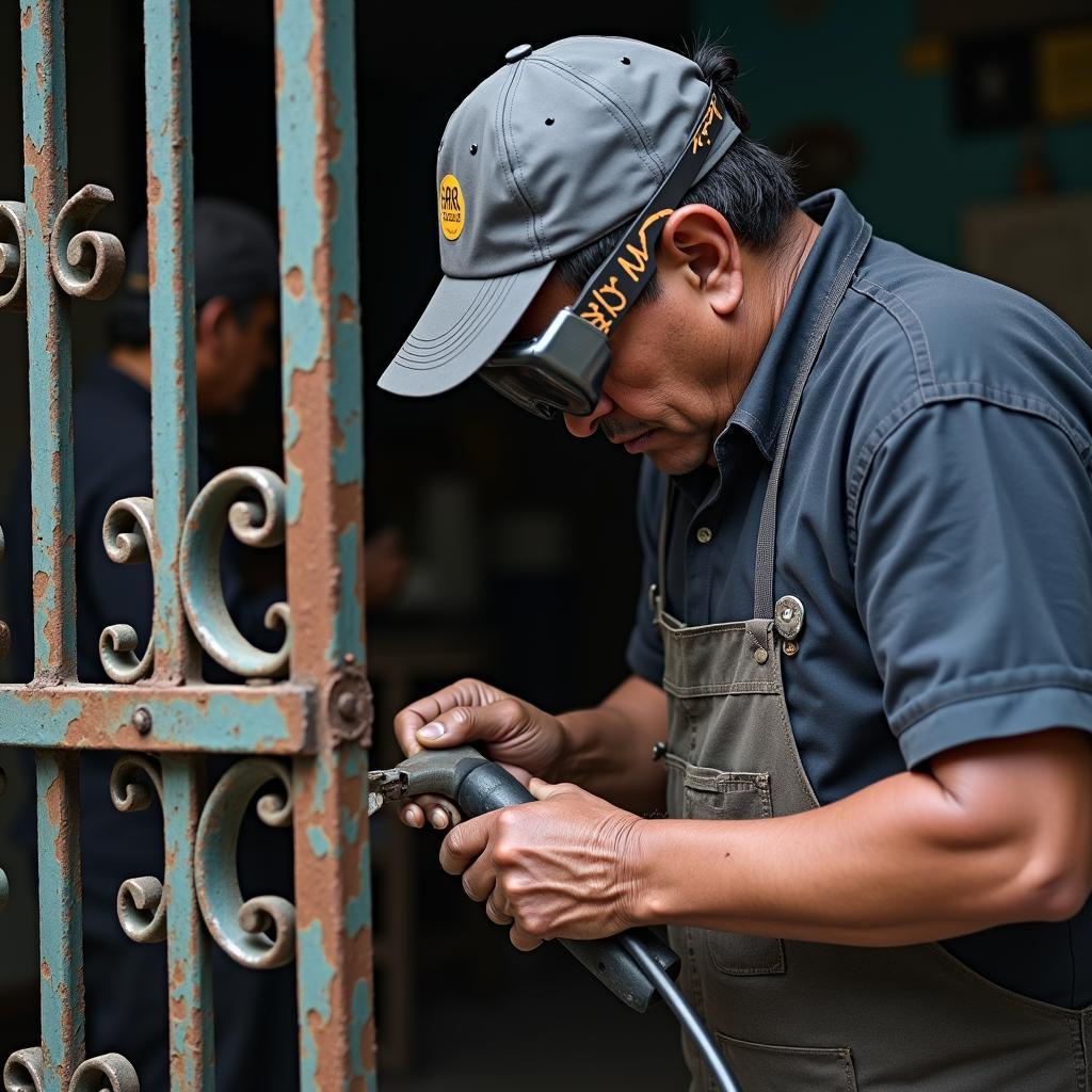 Thợ sửa cửa sắt chuyên nghiệp tại Quận 12, tay nghề cao, kinh nghiệm dày dặn