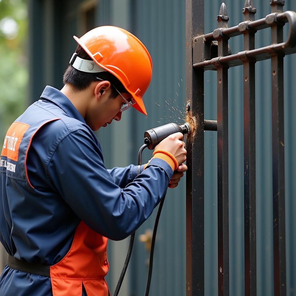 Thợ sửa cửa sắt tại nhà Quận 9 chuyên nghiệp giá rẻ